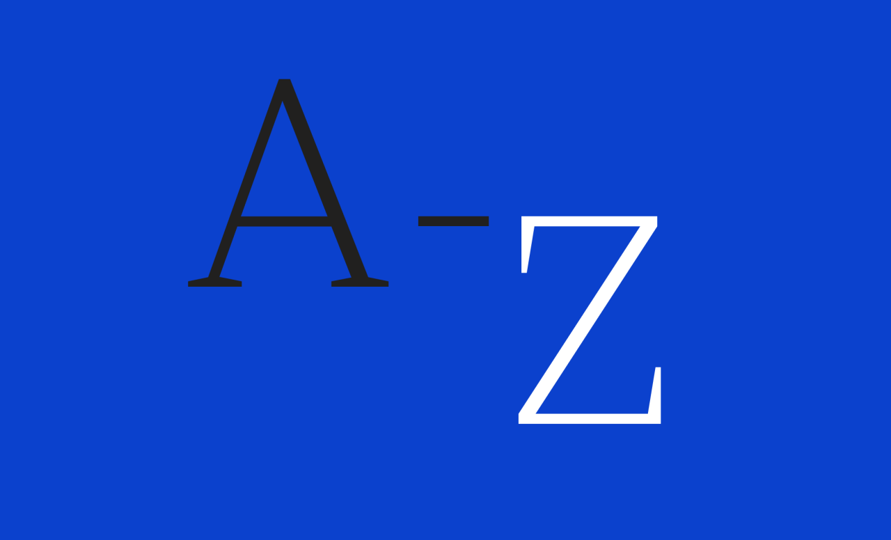 a-z